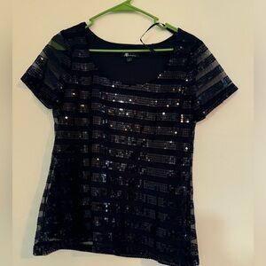AB Studio sparkle blouse